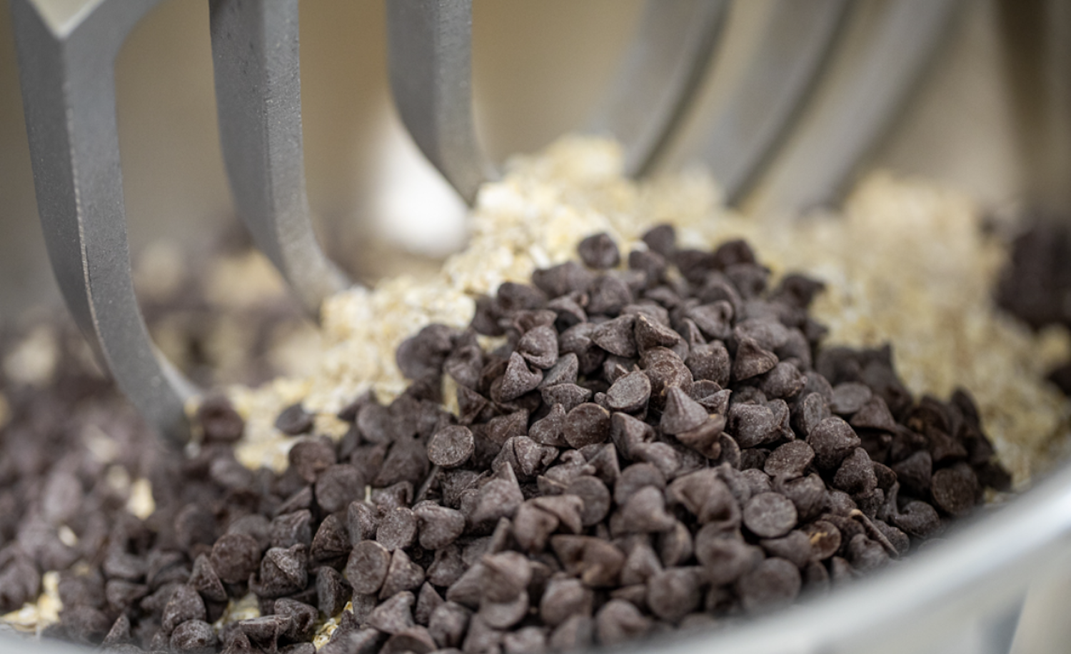 Photo of chocolate chips made with clean label products.
