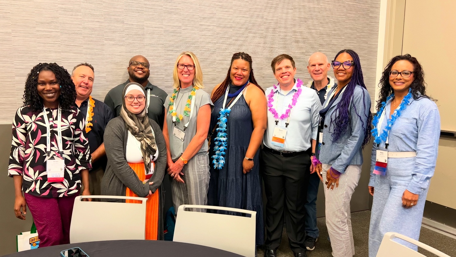Group of people posed for photo at IAFP Conference in Cleveland, OH