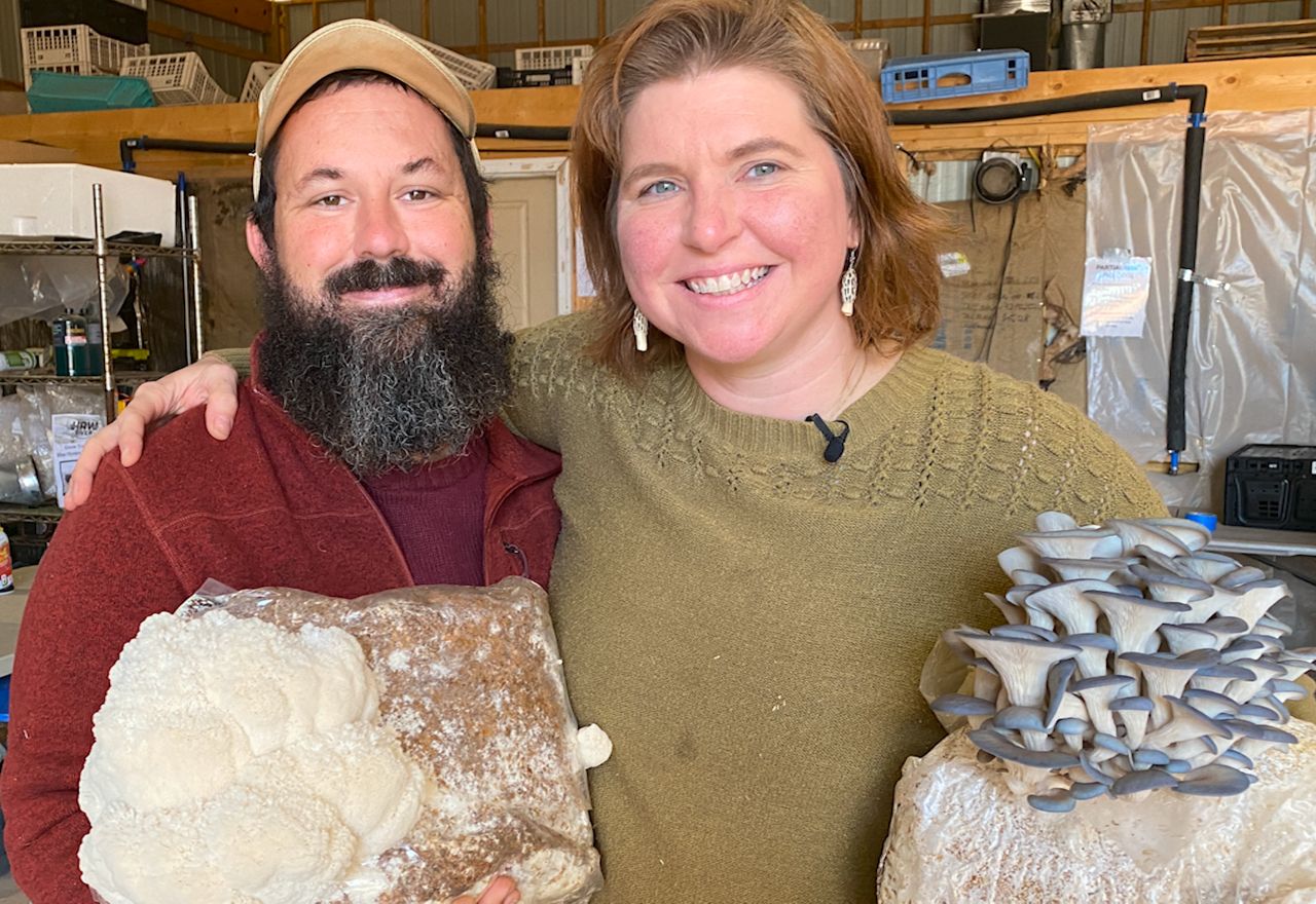 Haw River Mushroom owners